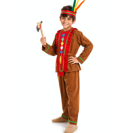 Disfraz De Indio Rojo Niño - Disfraces de Indios y Vaqueros - Disfraces de Indios Infantiles