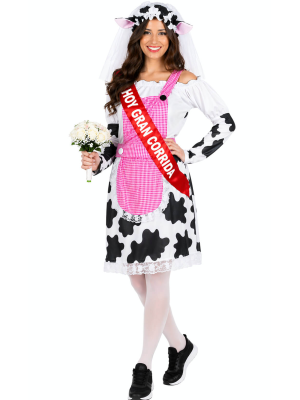 Disfraz De Novia Vaca Mujer - Disfraces Despedidas de Soltera - Amazon DISFRACES 10%