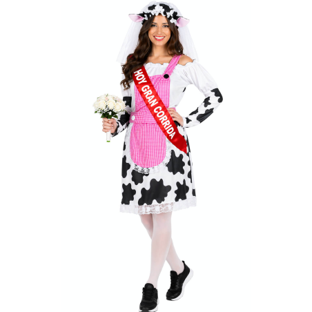 Disfraz De Novia Vaca Mujer - Disfraces Despedidas de Soltera