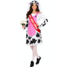 Disfraz De Novia Vaca Mujer - Disfraces Despedidas de Soltera - Amazon DISFRACES 10%
