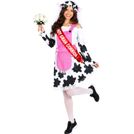 Disfraz De Novia Vaca Mujer - Disfraces Despedidas de Soltera