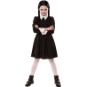 Disfraz de Miércoles para Niña - Disfraces de la Familia Addams - Disfraces Familia de Terror Infantiles