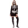 Disfraz de Esqueleto Vestido para Mujer - Disfraces Halloween Calaveras - Disfraces de Esqueleto para Mujer