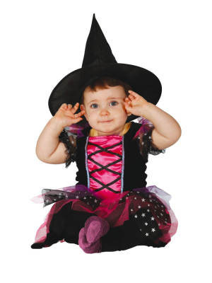 Disfraz de Bruja Rosa Bebe - Disfraces de Brujas y Hechiceros para Bebes