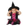 Disfraz de Bruja Rosa Bebe - Disfraces de Brujas y Hechiceros para Bebes