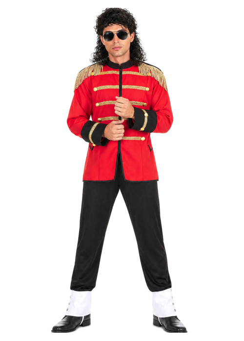 Disfraz de Michael Jackson Rojo Hombre - Disfraces Cantantes y famosos