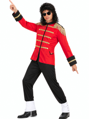 Disfraz de Michael Jackson Rojo Hombre - Disfraces Cantantes y famosos