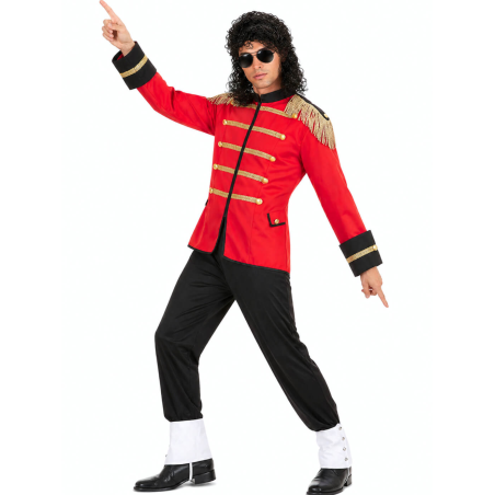 Disfraz de Michael Jackson Rojo Hombre - Disfraces Cantantes y famosos - Disfraces de Michael Jackson Adulto