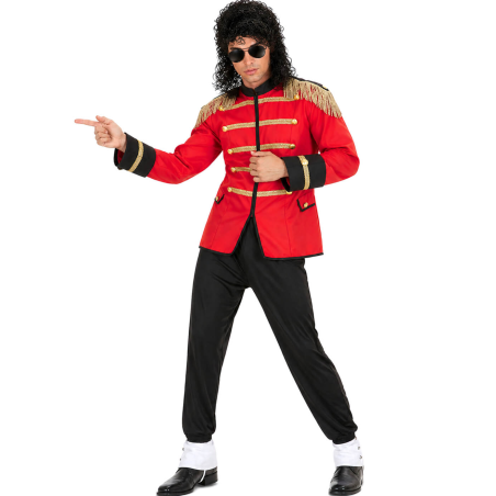 Disfraz de Michael Jackson Rojo Hombre - Disfraces Cantantes y famosos - Disfraces de Michael Jackson Adulto