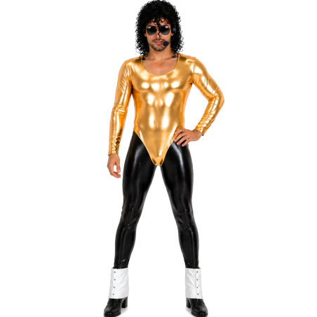 Disfraz de Michael Jackson Dorado Hombre - Disfraces Cantantes y famosos - Disfraces de Michael Jackson Adulto