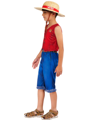 Disfraz De Luffy Infantil - Disfraces Otros Dibujos Infantiles