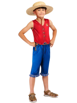 Disfraz De Luffy Infantil - Disfraces Otros Dibujos Infantiles