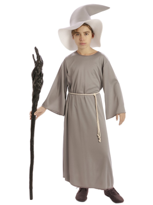 Disfraz De Mago Gris Infantil - Disfraces de Brujas y Hechiceros Infantiles