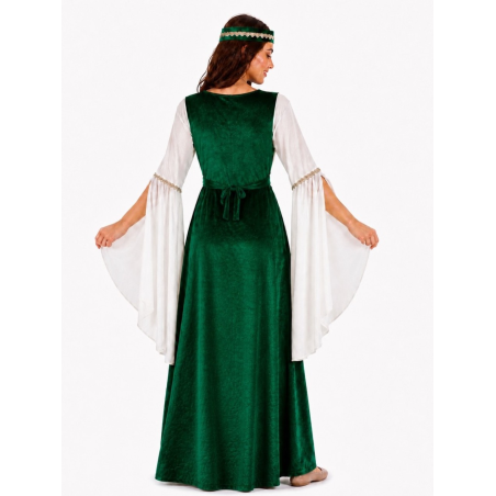 Comprar el Vestit Medieval Princesa en Verd Nen de només 12.00€ – vestit de Botiga en línia
