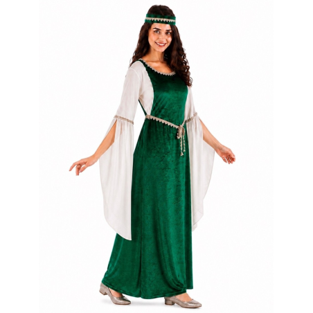 Comprar el Vestit Medieval Princesa en Verd Nen de només 12.00€ – vestit de Botiga en línia