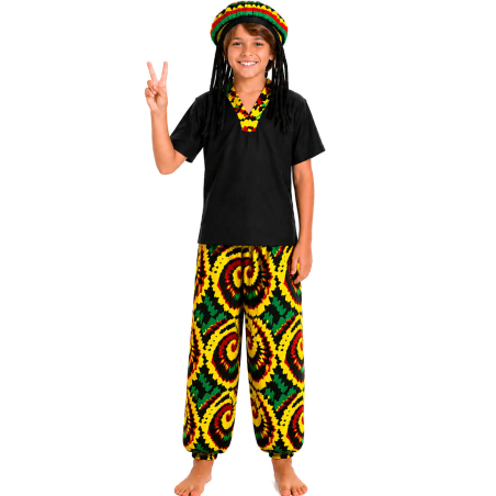 Disfraz De Jamaicano Infantil - Disfraces de Rastafari - Disfraces de Otros Paises Hombre