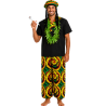 Disfraz De Jamaicano Adulto - Disfraces de Rastafari - Disfraces Paises y Culturas Hombre