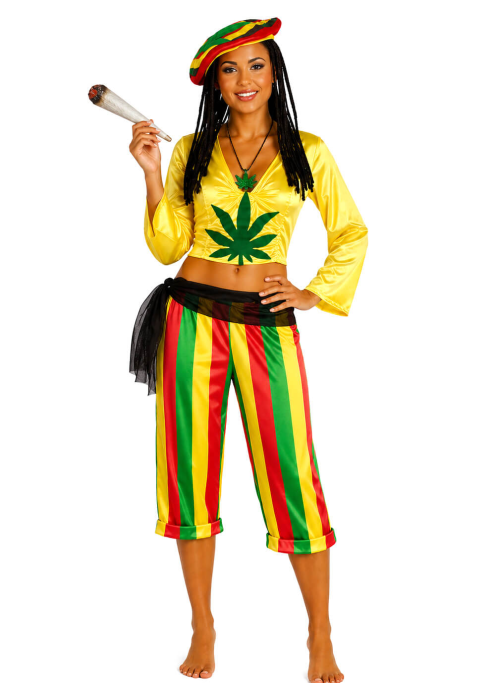Disfraz De Jamaicana - Disfraz de Rastafari - Disfraces de Otros Paises para Mujer