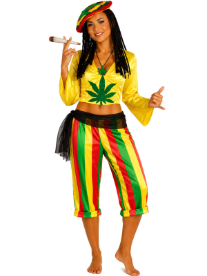 Disfraz De Jamaicana - Disfraz de Rastafari - Disfraces de Otros Paises para Mujer