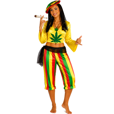 Disfraz De Jamaicana - Disfraz de Rastafari - Disfraces de Otros Paises para Mujer