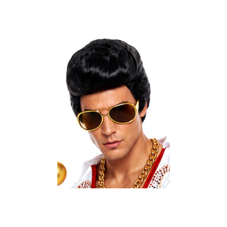 Peluca Con Tupe de Elvis - Accesorios Elvis Presley - Pelucas