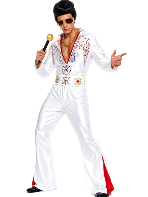 Disfraz De Elvis Hombre - Disfraces de Rey Del Rock - Disfraces de Elvis Adulto