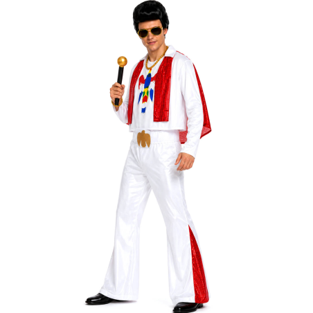 Disfraz De Elvis Capa Hombre - Disfraces de Rey Del Rock - Disfraces de Elvis