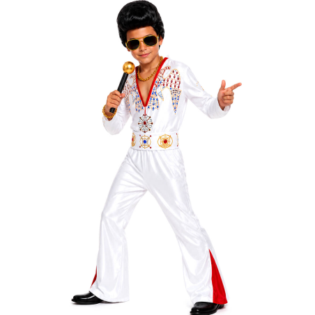 Disfraz De Rey Del Rock Infantil - Disfraces de Elvis - Disfraces de Elvis Infantiles