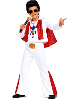 Disfraz De Rey Del Rock Capa Infantil - Disfraces de Elvis - Disfraces de Elvis Infantiles