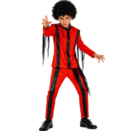 Disfraz de Michael Jackson Thriller para Niño - Disfraces Cantantes y famosos - Disfraces de Michael Jackson Infantiles