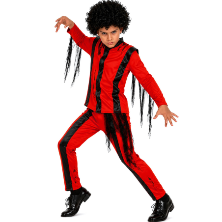 Disfraz de Michael Jackson Thriller para Niño - Disfraces Cantantes y famosos - Disfraces de Michael Jackson Infantiles