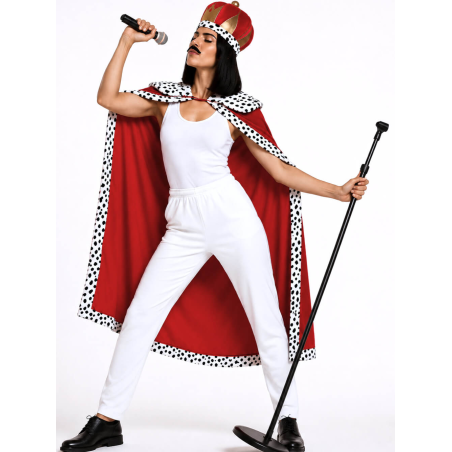 Disfraz de Freddie Mercury Rey Mujer - Disfraces cantantes y famosos