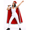 Disfraz de Freddie Mercury Rey Mujer - Disfraces cantantes y famosos - Disfraces de Freddie Mercury Adulto
