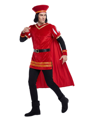 Disfraz De Príncipe Rojo Hombre - Disfraces de Príncipe de cuento - Disfraces de Principes para Hombres