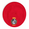 Txapela Roja Bordada Escudo Bilbao - Txapelas o Boinas