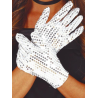 Guantes de Lentejuelas Plateados - Guantes