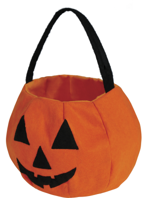 Bolsa De Calabaza De Fieltro - Complementos de Halloween - Bolsos-Cubos Halloween