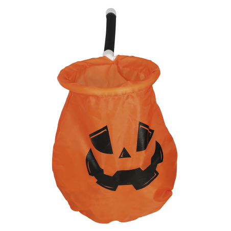 Recoge Caramelos Calabaza Con Palo - Complementos de Halloween - Bolsos y Cubos de Halloween