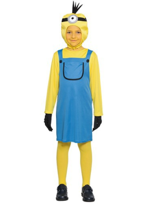 Disfraz de Minion Vestido Niña - Disfraces de Los Mini Obreros Infantiles