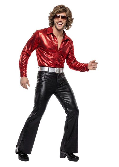 Disfraz De Disco Rojo hombre - Disfraces años 70-80 - Disfraces de Disco para Hombre