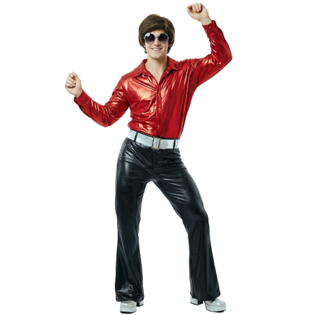 Disfraz De Disco Rojo hombre - Disfraces años 70-80 - Disfraces de Disco para Hombre