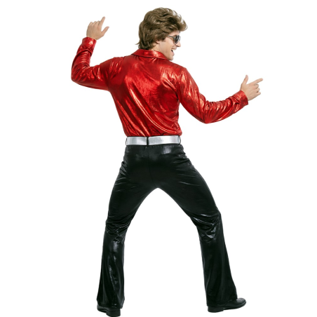 Disfraz De Disco Rojo hombre - Disfraces años 70-80 - Disfraces de Disco para Hombre