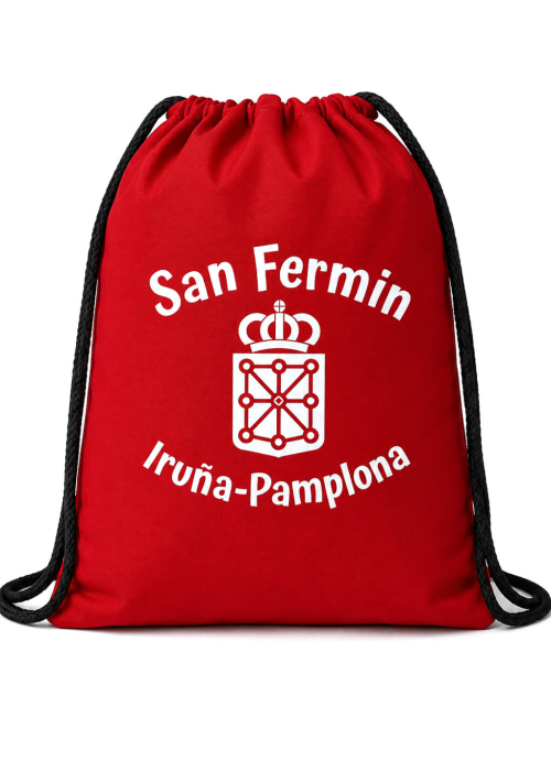 Mochila San Fermin Escudo - Mochilas Fiestas SanFermines - Bolsos, Mochilas y Complementos