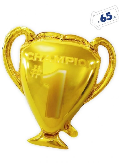 Globo Copa De Oro Foil 65cm - Globos de Formas Metalizados