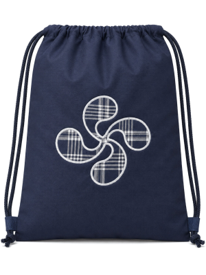 Mochila Arrantzale Lauburu Bordado Cuadros - Bolsos, Mochilas y Complementos