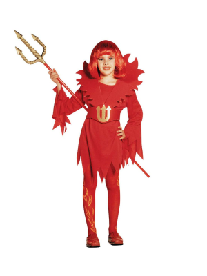 Acheter Costume de Diable Flammes de l'Enfant pour seulement 15.00€ – Atelier de costumes en ligne