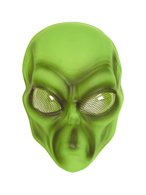 Mascara Alien Verde - Mascaras y Antifaces