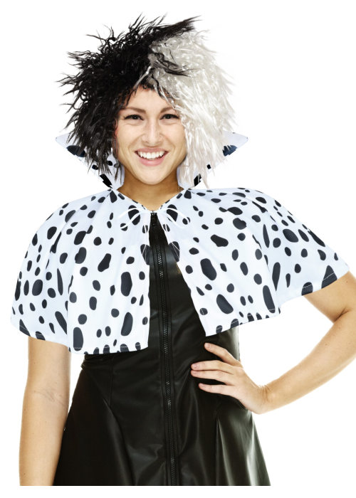 Capa Dalmata Villana Cruel - Complementos Villanas - Complementos de Princesas y Principes