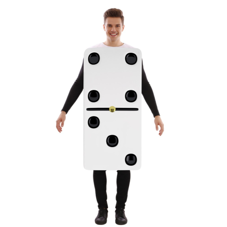 Disfraz De Ficha De Domino 4x3 - Disfraces de Juegos de Mesa - Disfraces Divertidos para Adultos
