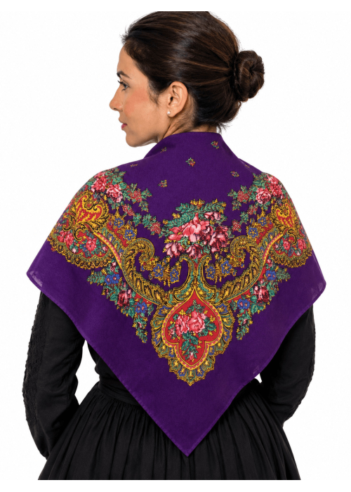✅ Pañuelo Portugues Morado - Zapi Trajes Tradicionales Vascos